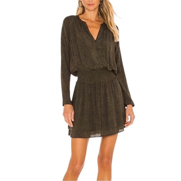 RAILS x REVOLVE Jasmine Olive Speckled Dress - Picture 1 of 10